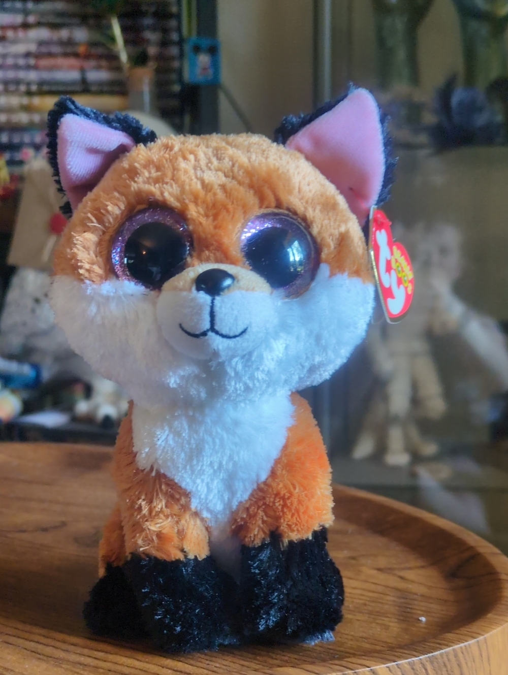 TY Beanie Boo Orange Fox Plush